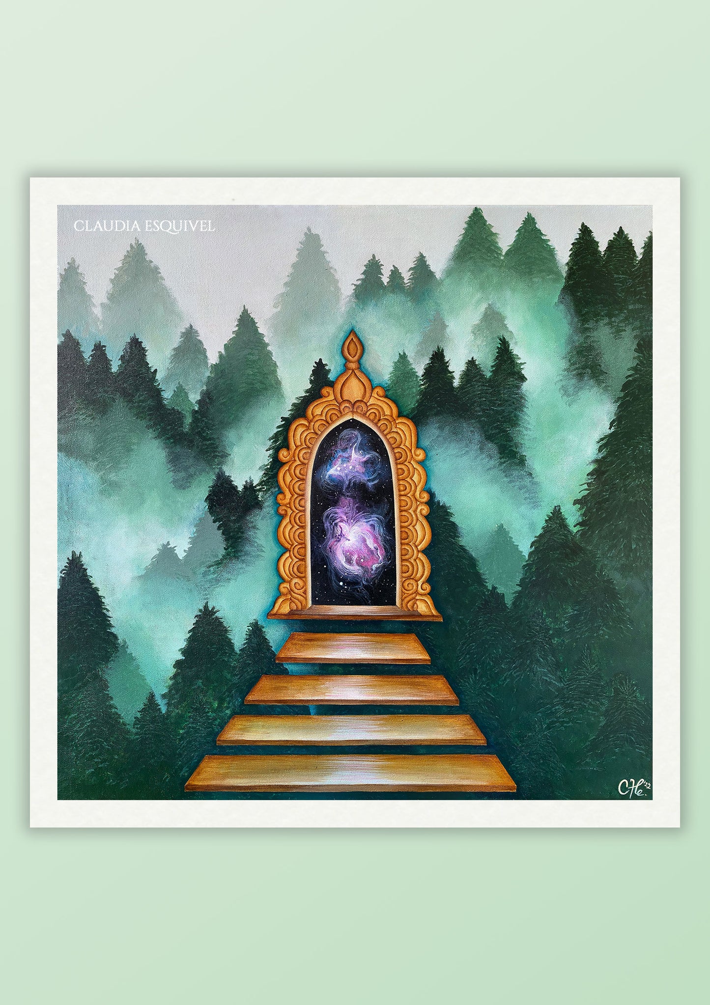 “Inward, and Beyond” - Limited Edition Giclée Print (30x30 cm)