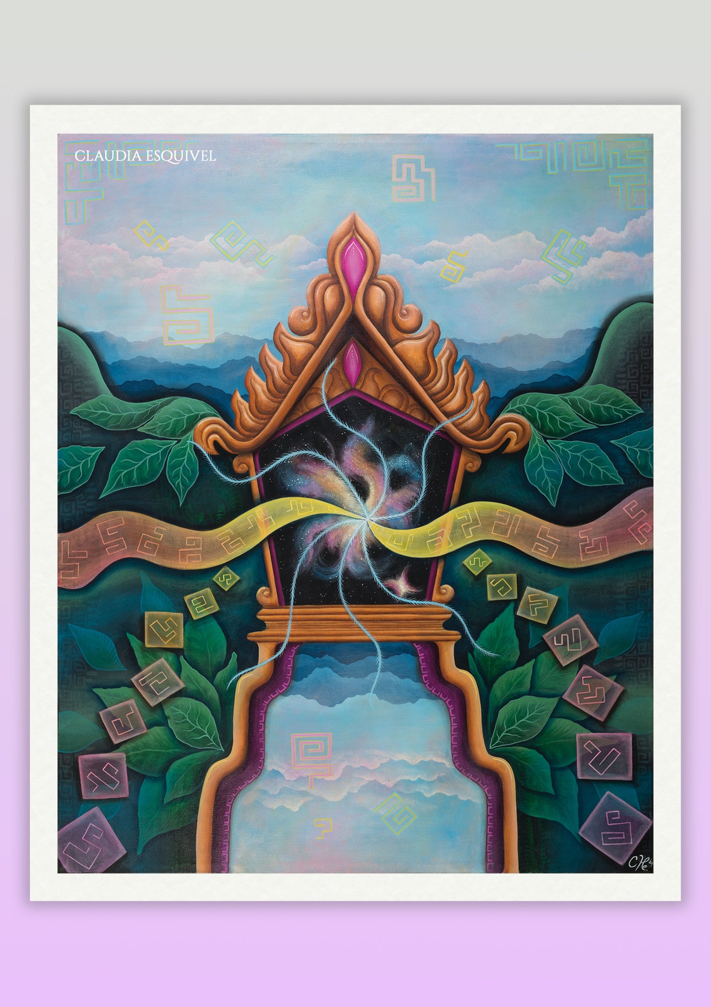 "And Then, The Channel Opened" – Limited Edition Giclée Print (30x38.5 cm)