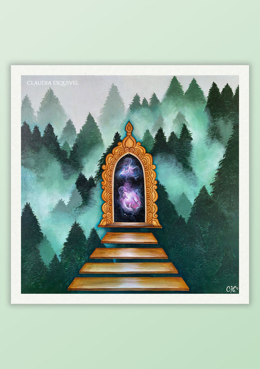 “Inward, and Beyond” - Limited Edition Giclée Print (30x30 cm)
