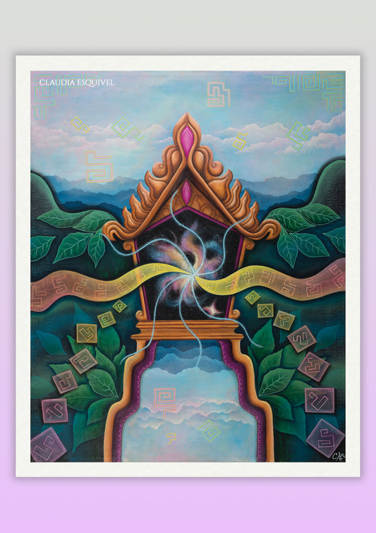 "And Then, The Channel Opened" – Limited Edition Giclée Print (30x38.5 cm)